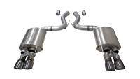 Corsa 2018-2023 Ford Mustang GT Fastback 5.0L 3in Sport Axle-Back Exhaust w/ 4in Gunmetal Tips - 21002GNM