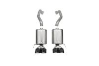 Corsa 2009-2013 Chevrolet Corvette (C6) 6.2L Black Sport Axle-Back Exhaust w/4.5in Tips - 21011BLK