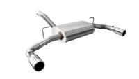 CORSA Performance - Corsa 2018-2024 Jeep Wrangler JL 2.5in Dual Rear Exit Polished Tips Sport Axle-Back Exhaust - 21014 - Image 4