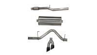 Corsa 19-24 Chevy Silverado 1500 5.3L Crew Cab Short Bed Sport Cat-Back Dual Rear Exit w/ Black Tips - 21030BLK