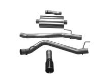 Corsa 20-24 Jeep Gladiator JT 3.6L Single Side Exit Cat-Back Exhaust System w/ Single 4in Black Tip - 21060BLK