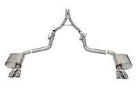 Corsa 15-23 Challenger SRT/Hellcat/Demon/Redeye 2.75in Valved CB DR Exit w/ Twin 3.5in Pol Pro Tips - 21070