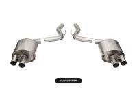 Corsa 2015-2020 Ford Mustang GT350/R 5.2L V8 Dual Rear Axle-Back- Stainless Dual Rear Exit - 21098