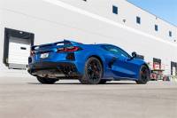 CORSA Performance - Corsa 20-24 Corvette C8 3in Valved Cat-Back 4.5in Blk Quad Tips Fits Factory Perf Exhaust DeletesAFM - 21103BLK - Image 3