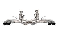 CORSA Performance - Corsa 2020-24 Corvette C8 3in Xtreme Cat-Back Exhaust 4.5in Black Quad Tips - Deletes stock AFMValve - 21104BLK - Image 1