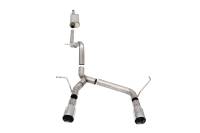 Corsa 2007-2018 Jeep Wrangler JKU 3.6L Sport 2.75in Cat-Back Exhaust w/ Single 4in Tips - 21122