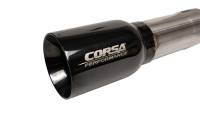 CORSA Performance - Corsa 07-18 Jeep Wrangler JKU 3.6L/3.8L 2.75in Sport Cat-Back Exhaust w/ 4in American Flag BlacTips - 21122BLKUSA - Image 2