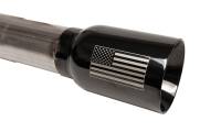 CORSA Performance - Corsa 07-18 Jeep Wrangler JKU 3.6L/3.8L 2.75in Sport Cat-Back Exhaust w/ 4in American Flag BlacTips - 21122BLKUSA - Image 3