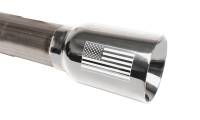 CORSA Performance - Corsa 2007-2018 Jeep Wrangler JKU 3.6L/3.8L 2.75in Sport Cat-Back Exhaust w/ 4in American Flag Tips - 21122USA - Image 3