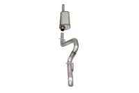Corsa 2018-2024 Jeep Wrangler JLU 3.6L Sport 2.75in Cat-Back Exhaust w/ Turn Down Tip - 21123