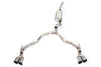 Corsa 2021-2023 Suburban/GMC Yukon XL 6.2L 4WD Dual Rear 3/2.75in Sport Cat-Back DW 4in Pol Tips - 21130