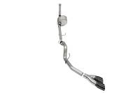 Corsa 2021-2024 Ford F-150 SuperCrew/6.5in Bed 5.0L V8 Xtreme Cat-Back Dual Side Exit-BlackPVD - 21151BLK