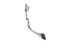 Corsa 2021-2024 Ford F-150 SuperCab/6.5in Bed 5.0L V8 Sport Cat-Back Single Side Exit-BlackPVD - 21157BLK