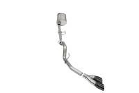 Corsa 2021-2024 Ford F-150 Regular Cab/ 8in Bed 3.5L V6 Sport Cat-Back Single Side Exit-Black PVD - 21163BLK