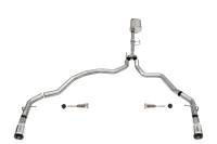 Corsa 2021-2024 Ford F-150 Regular Cab/ 8in Bed 3.5L V6 Sport Cat-Back Dual Rear Exit-Polished - 21164