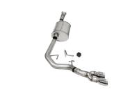 Corsa 2021-2024 Ford F-150 SuperCab/6.5in Bed 3.5L V6 Sport Cat-Back Front of Tire Exit-Polished - 21165