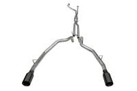 Corsa 2021-2024 Dodge Ram TRX Crew Cab Baja Catback Exhaust Dual Rear Black Tip - 21190BPC