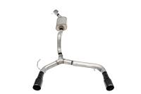 CORSA Performance - Corsa 21-24 Ford Bronco 2.3L 2-Door 2.75in Cat-Back Dual Rear Exhaust w/ 4in Straight-Cut Black Tips - 21204BPC - Image 1
