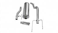 Corsa 2004-2005 -05 Dodge Ram Quad Cab/Short Bed 1500 4.7L V8 Polished Sport Cat-Back Exhaust - 24403