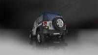 CORSA Performance - Corsa 2007-2011 Jeep Wrangler 3.8L/12-14 Wrangler 3.6L Polished Sport Axle-Back Exhaust - 24412 - Image 3