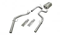 Corsa 2009-2019 -14 Dodge Ram Quad Cab/Short Bed 1500 4.7L V8 Polished Sport Cat-Back Exhaust - 24425