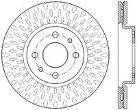 StopTech Sport Slotted Brake Rotor; Front Left