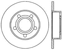StopTech Sport Slotted Cryo Brake Rotor; Rear Left