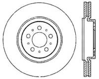 StopTech Sport Slotted Cryo Brake Rotor Rear Left 126.39036CSL
