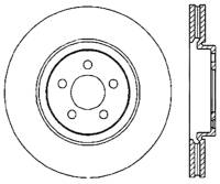 StopTech Sport Slotted Cryo Brake Rotor Front Left 126.39037CSL