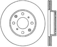 StopTech Sport Slotted Cryo Brake Rotor Front Left 126.40013CSL