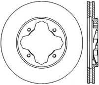 StopTech Sport Slotted Cryo Brake Rotor Front Left 126.40022CSL