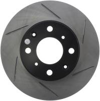 Stoptech - StopTech Power Slot 93-00 Honda Civic DX w/ Rr Drum Brakes Front Left Rotor - 126.40023SL - Image 1