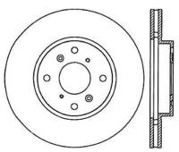 StopTech Sport Slotted Cryo Brake Rotor Front Left 126.40037CSL