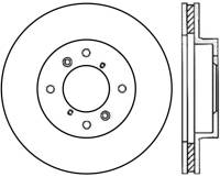 StopTech Sport Slotted Cryo Brake Rotor Front Right 126.40039CSR