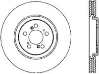 StopTech Sport Slotted Cryo Brake Rotor Front Right 126.40043CSR