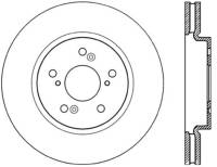 StopTech Sport Slotted Cryo Brake Rotor Front Left 126.40073CSL