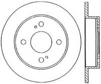StopTech Sport Slotted Cryo Brake Rotor Rear Left 126.42042CSL