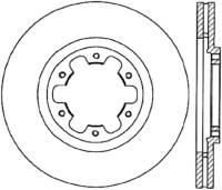 StopTech Sport Slotted Cryo Brake Rotor Front Left 126.42068CSL