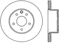StopTech Power Slot 06-07 350Z / 05-07 G35 / 06-07 G35X SportStop CRYO Slotted Rear Left Rotor - 126.42088CSL