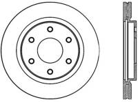 StopTech Sport Slotted Cryo Brake Rotor Front Left 126.42090CSL