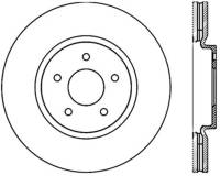 StopTech Sport Slotted Cryo Brake Rotor Front Left 126.42098CSL