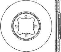 StopTech Sport Slotted Cryo Brake Rotor Front Left 126.44017CSL