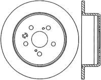 StopTech Sport Slotted Cryo Brake Rotor Rear Left 126.44042CSL