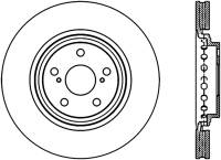 StopTech 10-15 Lexus RX350 Cryo Sport Front Right Slotted Rotor - 126.44158CSR