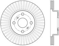 StopTech Sport Slotted Brake Rotor Front Left 126.44180SL