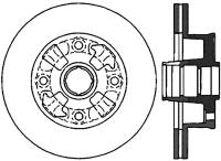 StopTech Sport Slotted Cryo Brake Rotor Front Right 126.45012CSR