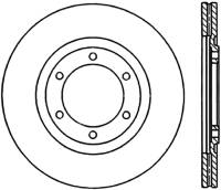 StopTech Sport Slotted Cryo Brake Rotor Front Right 126.45032CSR