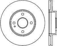 StopTech Sport Slotted Cryo Brake Rotor Front Right 126.45040CSR