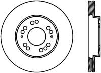 StopTech Sport Slotted Cryo Brake Rotor Front Left 126.46032CSL