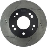 Stoptech - StopTech Power Slot 4/89-00 Mitsubishi Eclipse GST / 2/98-01 Galant 4 cyl Slotted Right Front Rotor - 126.46042SR - Image 1